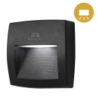 Wall Lamp LORENZA 1xR7s (78mm) 3,5W CCT (3colors) switch IP55 L.15xW.4,5xH.15cm black resin
