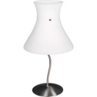 Table Lamp AURA large 3xE27 H.63xD.34cm White/Satin Nickel