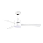 Ceiling fan DC KILIM white, 3 reversible blades, 18W LED 3000|4000|6500K, H.40xD.107cm