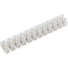 White terminal block 4,0mm