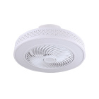 Ceiling fan DC KABUL white, 5 blades, 72W LED 3000-6000K, H.19xD.50cm