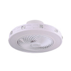 Ceiling fan DC KAIROS white, 5 blades, 72W LED 3000-6000K, H.19xD.50cm