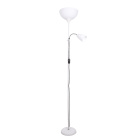 Floor Lamp VARESE with reading arm (1+1)xE27 H.178xD.28cm white