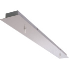 Holder for Ceiling Lamp PORTO without wiring L.100xW.10xH.3cm Chrome