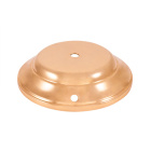 Base for table lamp H.3xD.14cm central and sided hole, in gold brass