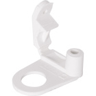 Pasacable para base con tornillos para cables planos H03VVH2-F, en branco