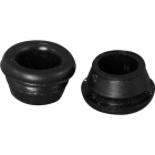 Pasacable negro en plastico 0,7xD.1,2cm