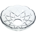 Crystal bobech D.10cm central hole 26mm+ 5 sides transparent