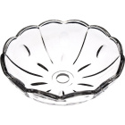 Crystal bobech D.12cm central hole 12mm+ 5 sides transparent