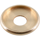 Brass tubecover D.25xD.3,5cm, D.interior=25mm, thread 10,5mm