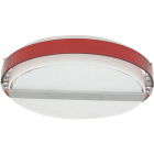 Plafond ISILDA 4xE14 H.11xD.42cm Plastic Red/White