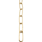 Cadeado de 3mm latão bruto    CA1