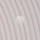 Cabo elétrico redondo flexível revestido a tecido H03VV-F 2x0,75mm2 D.6.8mm, em rosa claro TO437