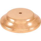 Medium center case H.4,5xD.14cm with 1 central hole, in gold brass