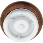 Plafond CIRCE round 1xG10q T9 circ. H.9xD.28cm Brown/Walnut