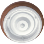 Plafond CIRCE round 1xG10q T9 circ. H.9xD.36cm Brown/Walnut