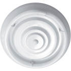 Plafond CIRCE redondo com unha 1xG10q T9 circ. Alt.9xD.46cm Branco