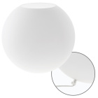 Table Lamp HERNER 1xE27 xD.30cm Glass White