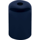 E27 cover for lampholder metal blue