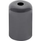 E27 cover for lampholder metal grey