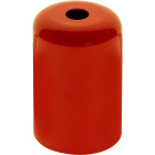Copo para suporte de lâmpada E27 Alt.6xD.4cm, em metal laranja