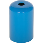 Copo para suporte de lâmpada E27 Alt.6xD.4cm, em metal azul