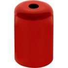 Copo para suporte de lâmpada E27, Alt.6xD.4cm, em metal vermelho