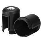 Black dome for E27 3-pc lamph. w/met. nip.M10, stem lock.screw, earth term., for switch, therm.resin
