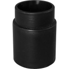 Tubo separador de abat-jour para E14 Alt.4xD.3,2cm, em polietileno preto