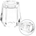 Cubo DERNA de cristal transparente D.6xAl.7cm, para G9