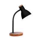 Table Lamp ARGOS 1xE27 H.42xD.12cm Black/Wood