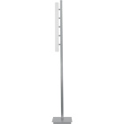 Floor Lamp DINA square 5xG9 L.25xW.25xH.162cm Satin Nickel