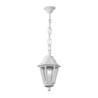 Suspensão ANNA 1xE27 IP55 Alt.80xD.22cm resina branca