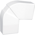 Ángulo Plano Variable CALHA10 para montaje de canales 20x12,5 IP44 IK07 en blanco