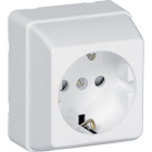 Safety Earth Socket (Schuko Type) 3700 16A 250Vac in white