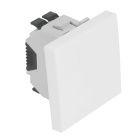 Interruptor unipolar QUADRA45 (2 módulos) 1 tecla 10AX 250Vac branco