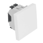 Single Pole Switch QUADRA45 (2 modules) 10AX 250Vac in white