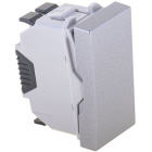 Doble Interruptor QUADRO45 (1 módulo) 10 AX 250Vac en alumina