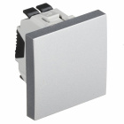 Doble Interruptor QUADRA45 (2 módulos) 10 AX 250Vac en alumina