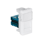 Module with 1 RJ45 Cat. 6A UTP Connector (1 Module), white