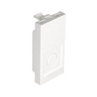 Blind Face Plate QUADRA45 (1 module) in matte white