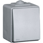 Single Pole Switch ESTANQUE48 16A 250Vac IP65 IK07 in grey