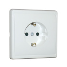 Monoblock Earth Socket (Schuko Type) APOLO5000 16A 250Vac in white