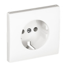 Safety cover plate APOLO5000 for earth socket (schuko type) in white