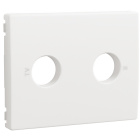 Cover plate SIRIUS70 for R-TV sockets in white