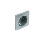 Safety cover plate LOGUS90 for earth socket (schuko type) in alumina