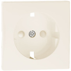 Safety cover plate LOGUS90 for earth socket (schuko type) in ivory