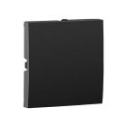 Blind cover plate LOGUS90 in matte black