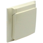 Waterproof Frame LOGUS90 IP44 in ivory