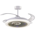 Ceiling fan DC INFANTIL NAVE white, 4 retractable blades, 96W LED 3000|4000|6000K, H.35/45xD.91/40cm